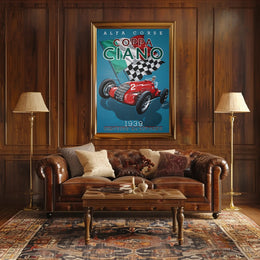 Coppa Ciano 1939 Racing Poster