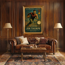 Celebrating a Legend Jim Thorpe Poster