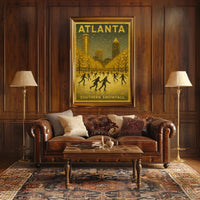 Atlanta Southern Snowfall Poster