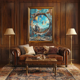 Through The Ruins Poster Art Print Decor PosterGoat