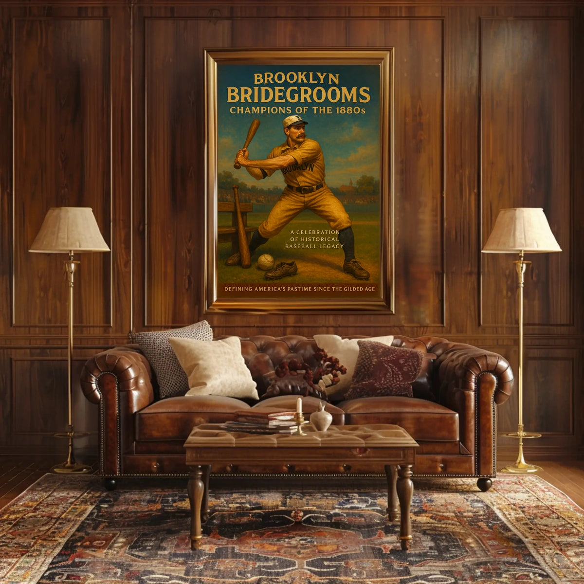Brooklyn Bridegrooms Champions of the 1880s Poster