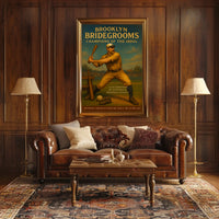 Brooklyn Bridegrooms Champions of the 1880s Poster