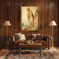 Religious Iconographic Art Print in Historical Heritage Poster