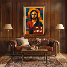 Jesus Christ Modern Icon Modern Poster