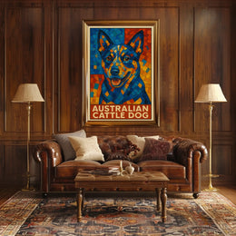 Australian Cattle Dog Art Poster