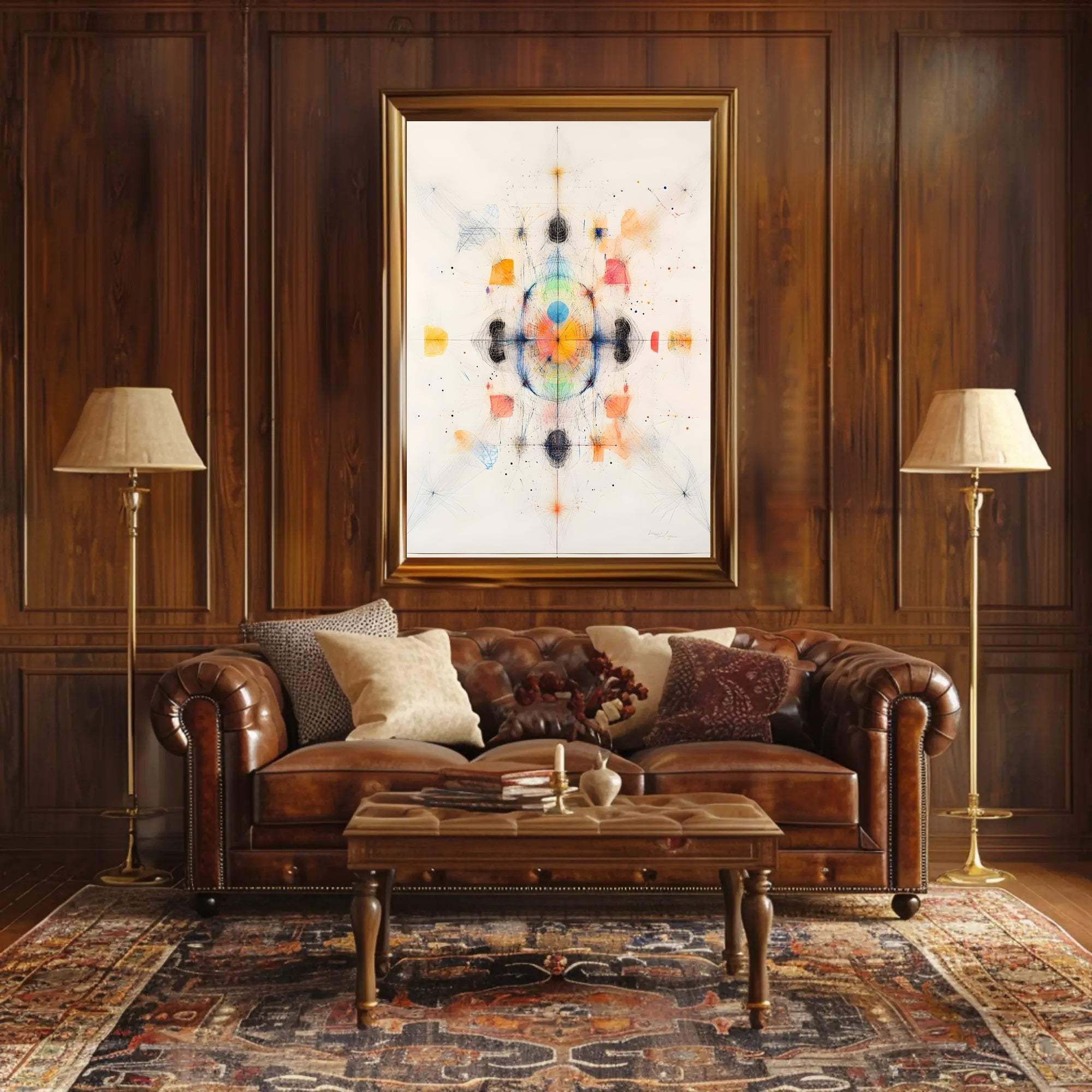 Abstract Symmetry Poster Modern Art Print