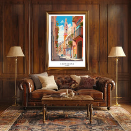 Cartagena Vibrant Streets of Colombia Poster