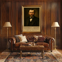 Ulysses S. Grant Historical Leadership Presidential Poster