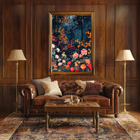 Enchanted Forest Blooms Wall Art Print