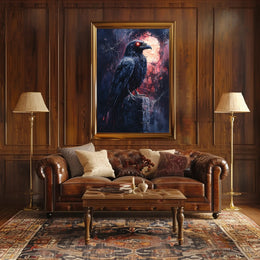 The Enigmatic Raven Poster