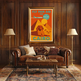 Fly Pan Am to Cairo Poster
