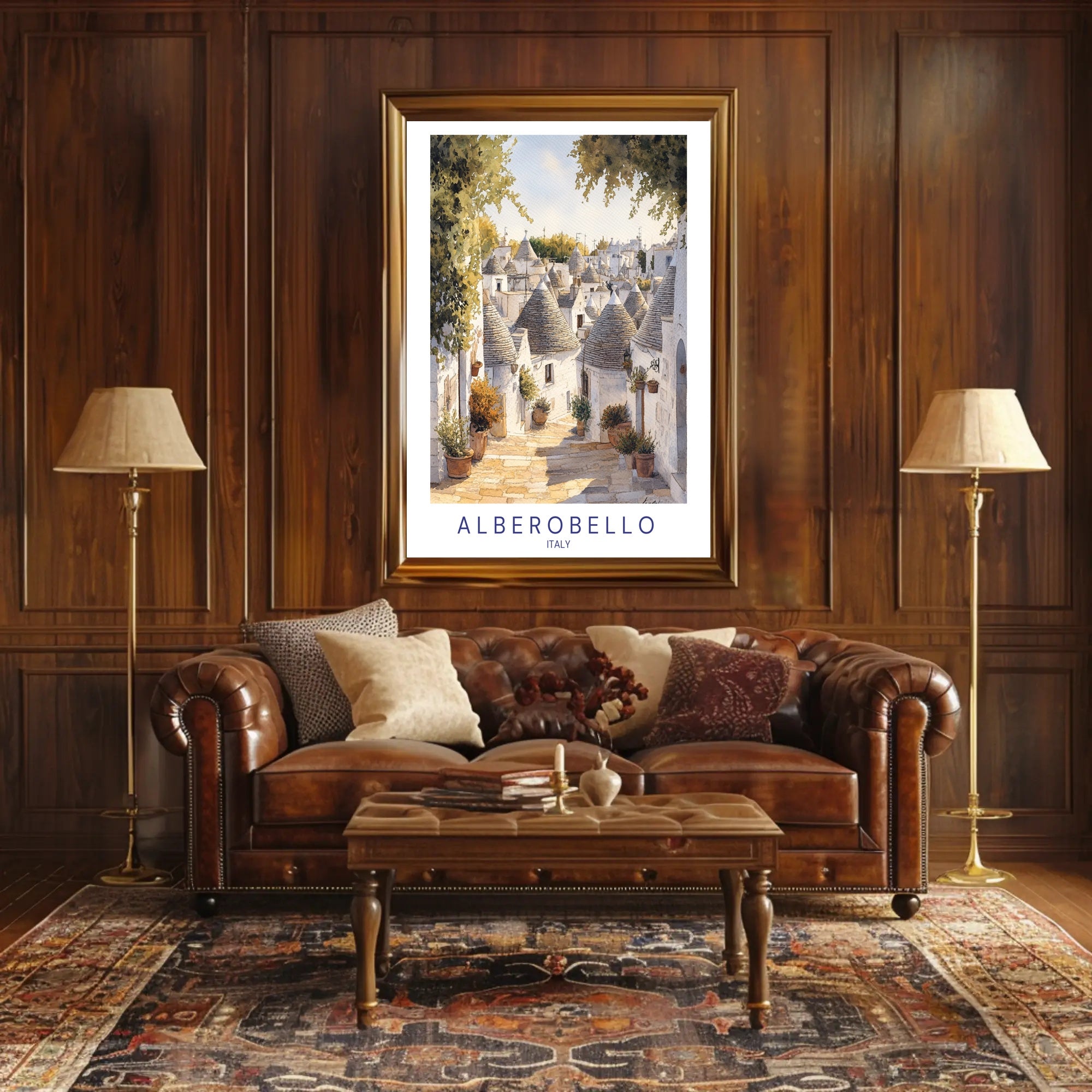 Alberobello Charm Poster PosterGoat