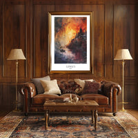 Ganges at Sunset Poster PosterGoat