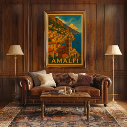 Amalfi Coast Scenic Beauty Poster