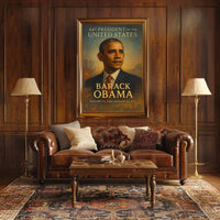 Barack Obama President 44th President Formal Style Poster