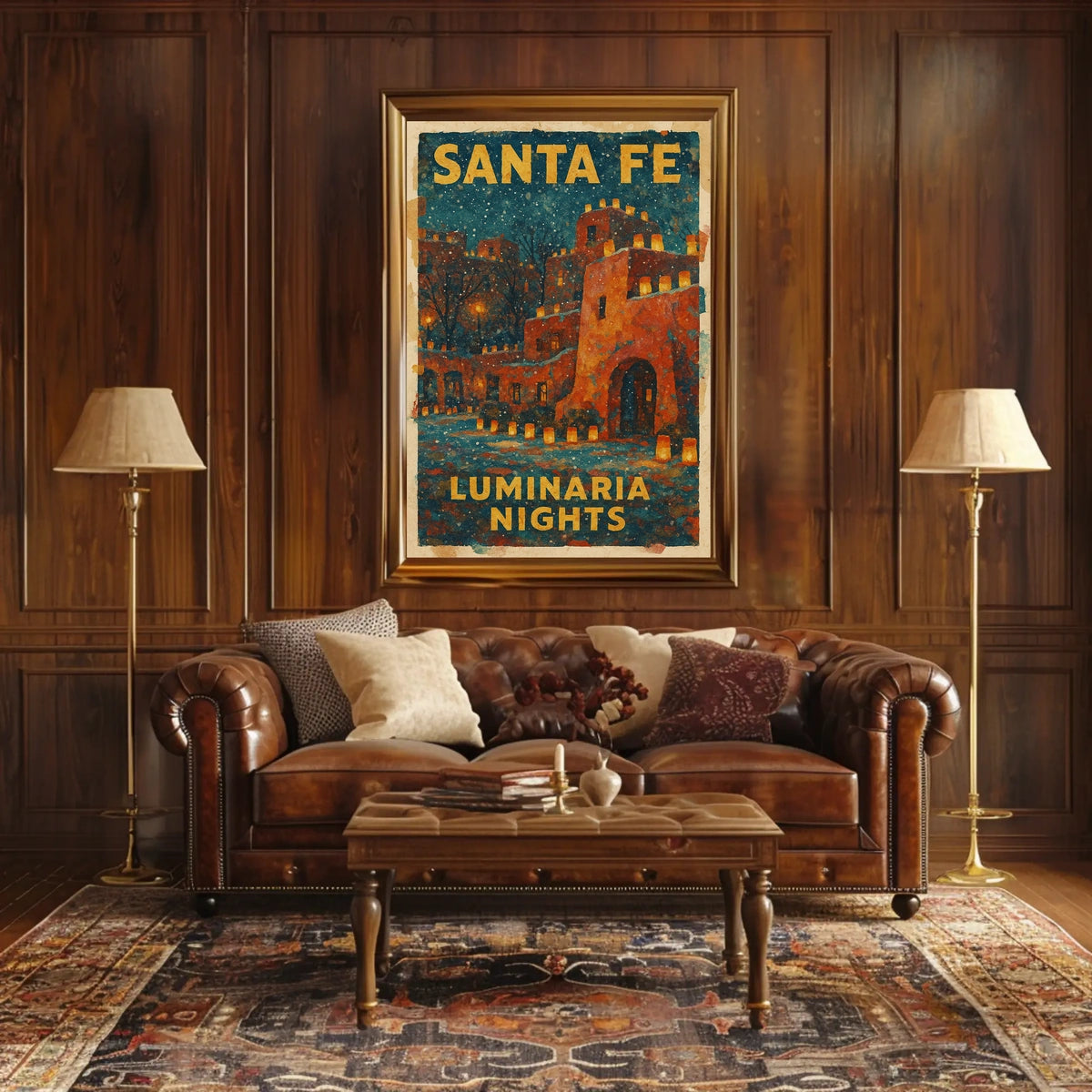 Santa Fe Luminaria Nights Poster