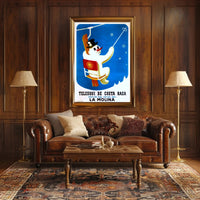 Telesquí de Costa Rasa in La Molina Poster PosterGoat