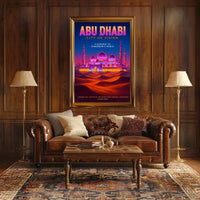 Abu Dhabi Visionary Gateway Travel Poster