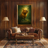 Capybara Guardian of Serenity Poster