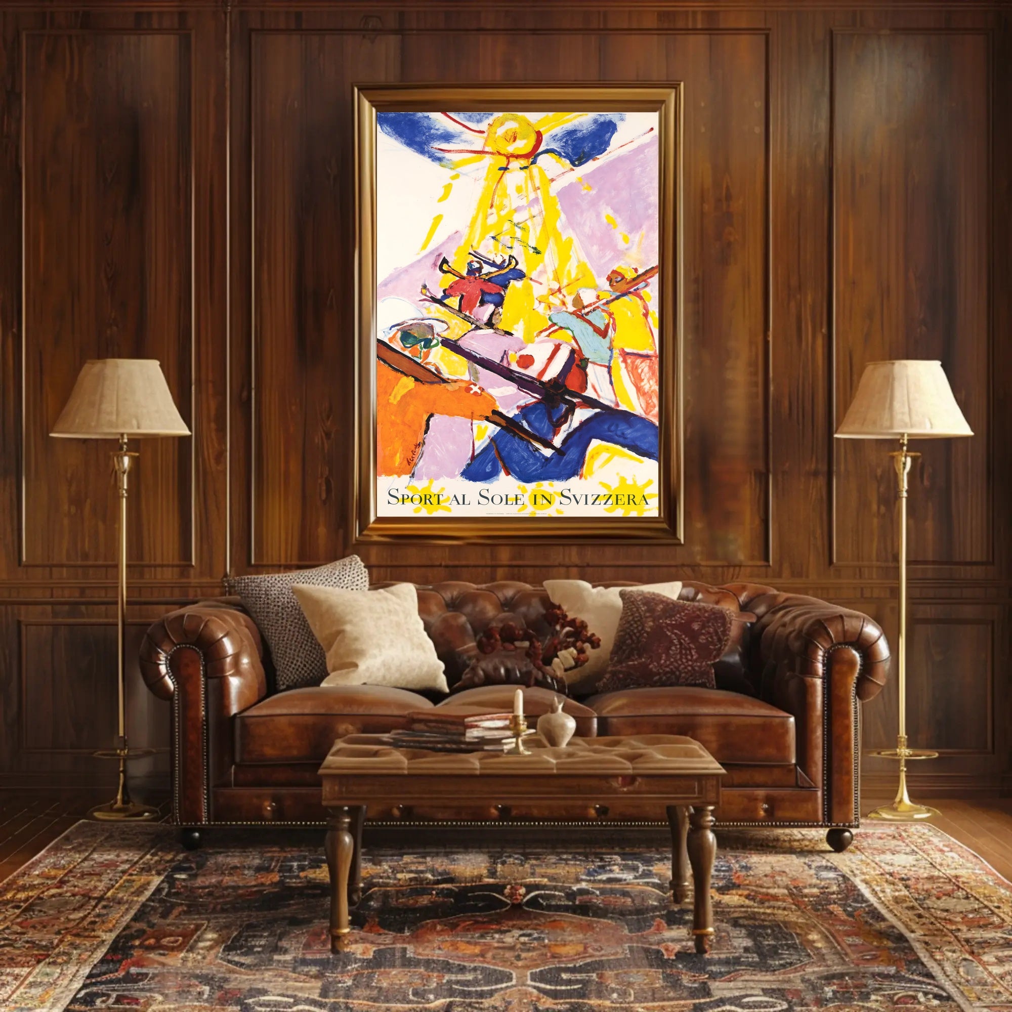 Sport and Sun in Switzerland Poster PosterGoat