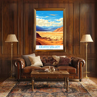 Death Valley Desert Adventure Art Travel Poster