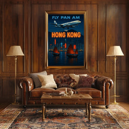 Fly to Hong Kong Poster