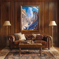 Ancient Roman Ruins: A Timeless Fantasy Poster