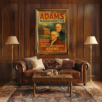 John And John Quincy Adams Birthplace Poster