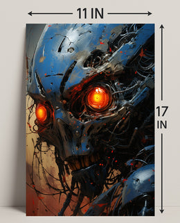 Cybernetic Visage Poster PosterGoat