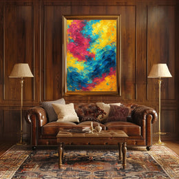 Vivid Abstract Expression Poster PosterGoat