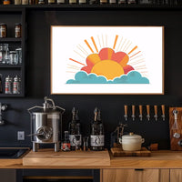 Sunrise Art Poster: Hopeful New Beginnings Decor