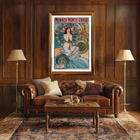 Monte Carlo Vintage Travel Art Poster