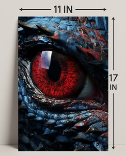 The DragonS Gaze Poster