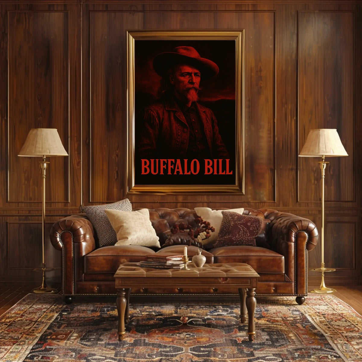 Buffalo Bill Western Heritage Historical Poster