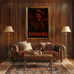 Buffalo Bill Western Heritage Historical Poster