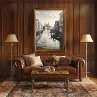 Venetian Canal Serenity Classic Travel Poster