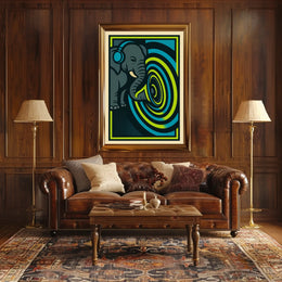 The Musical Elephant Poster