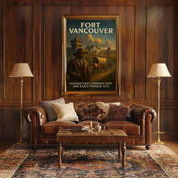 Fort Vancouver HudsonS Bay Company Poster