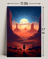 Journey Through The Desert Poster PosterGoat