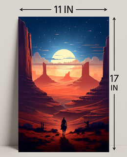 Journey Through The Desert Poster PosterGoat