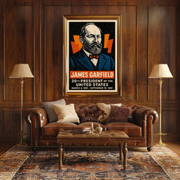James Garfield 20th President Poster