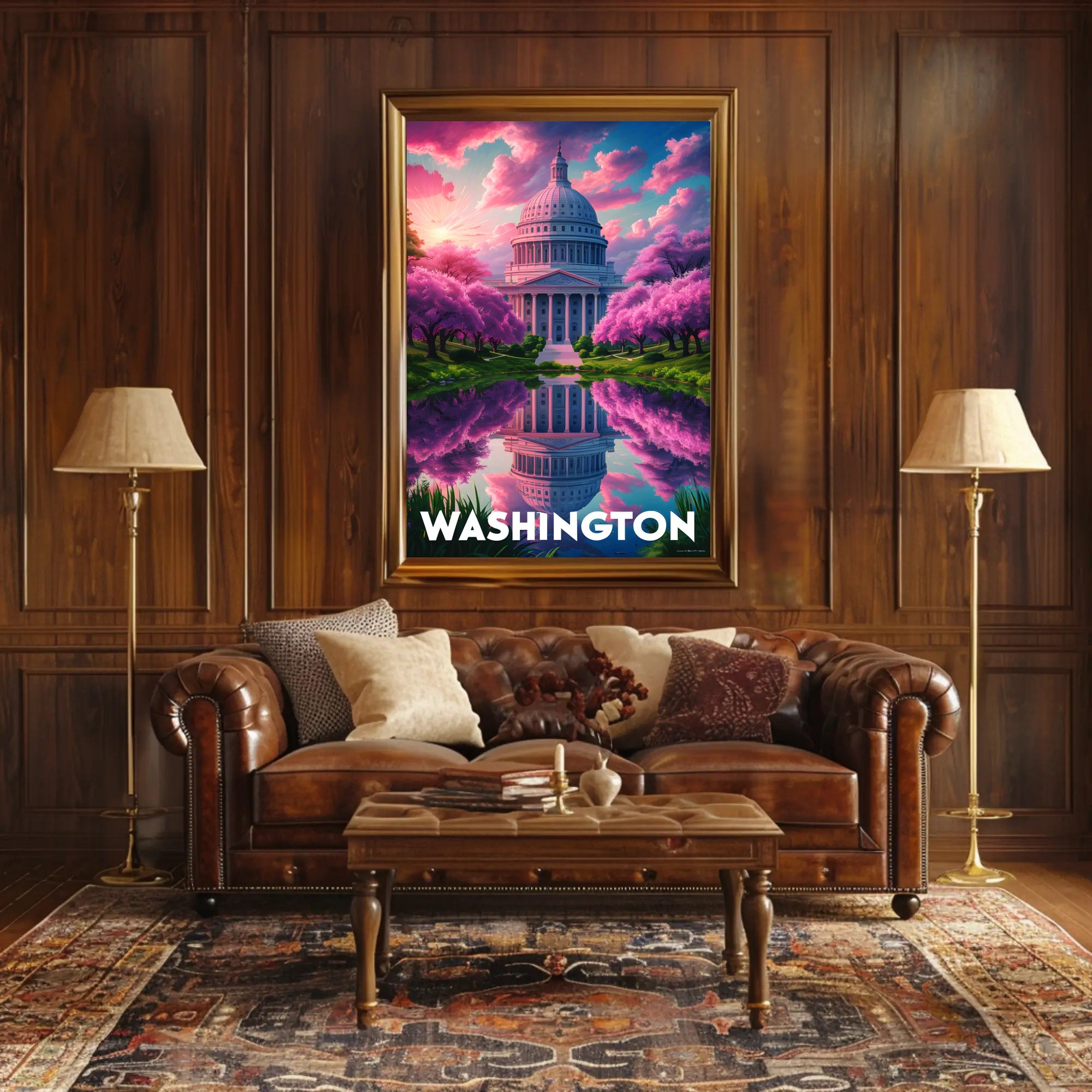 Washington in Bloom Poster