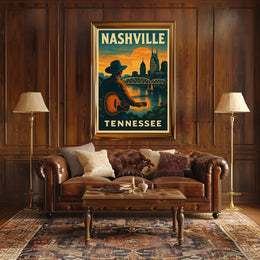 Nashville Skyline Poster