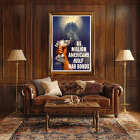 Vintage War Bonds Poster Art Print for Home Decor PosterGoat