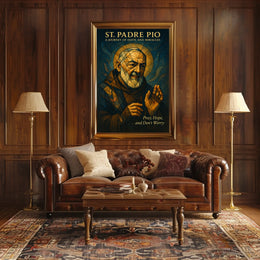 St. Padre Pio A Journey of Faith and Miracles Poster