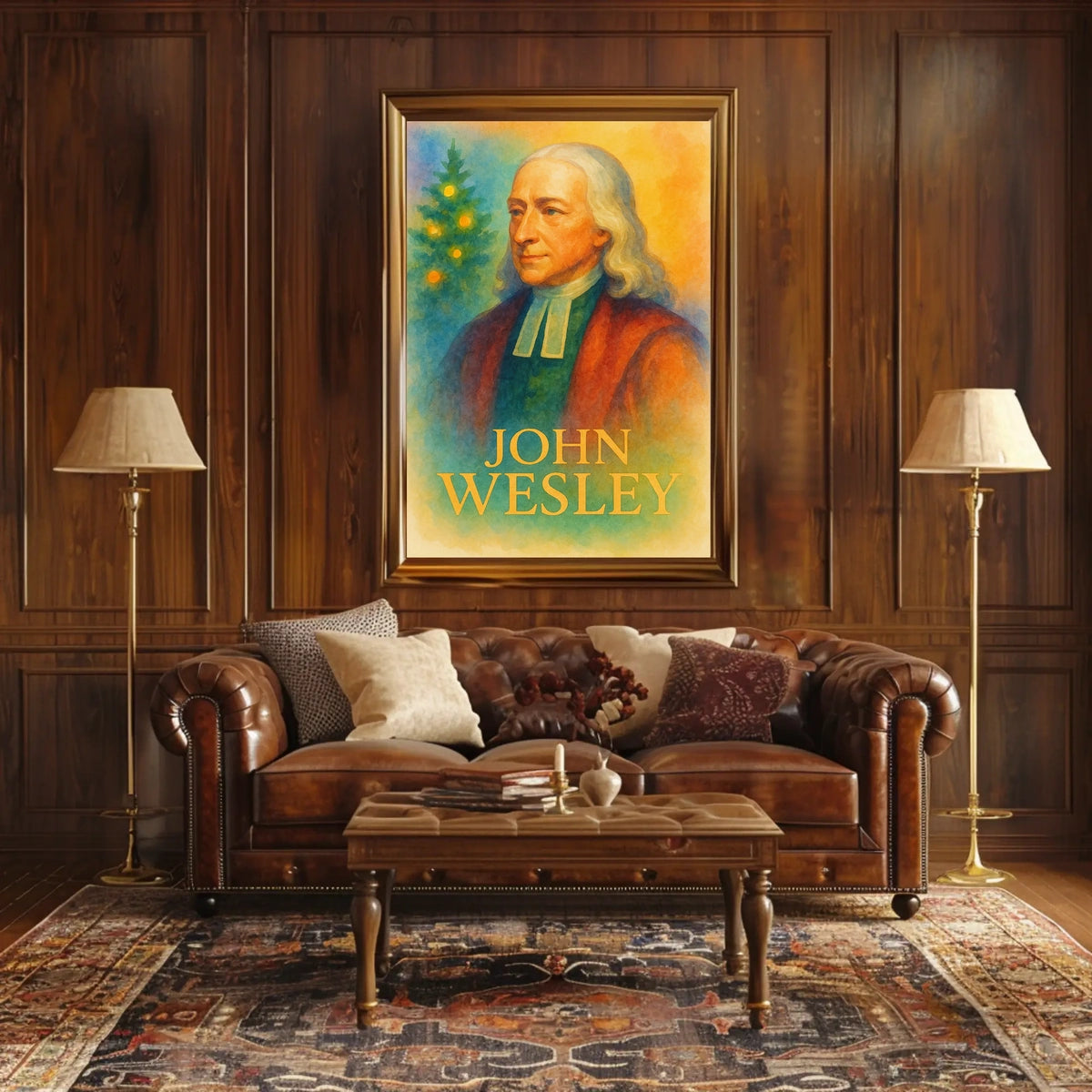 John Wesley Religious Portrait Poster - Historical or Presidential Poster