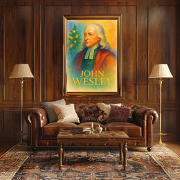 John Wesley Religious Portrait Poster - Historical or Presidential Poster