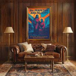 Saints Perpetua and Felicity Poster