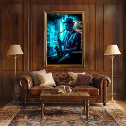 Saxophone Serenade Poster