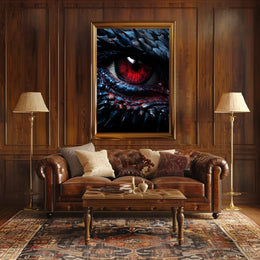 The DragonS Gaze Poster